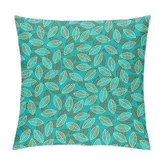 Personality  Green Leaves Pattern  Pillow Covers