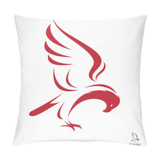 Personality  Vector Image Of An Eagle Pillow Covers