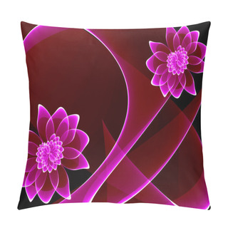 Personality  Transparent Flowers Pillow Covers