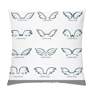 Personality  Wings Collection (set Of Wings) Pillow Covers
