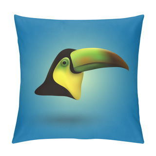 Personality  Cute Vector Toucan Illustration Pillow Covers