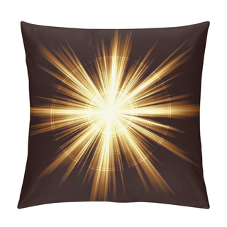 Personality  Light Burst, Fireworks, Lens Flare Pillow Covers