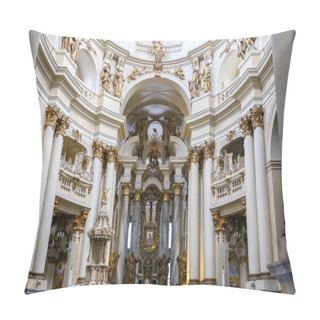 Personality  LVIV, UKRAINE - JULY 10, 2018: Inside Of Dominican Church In Lviv City, Ukraine Pillow Covers