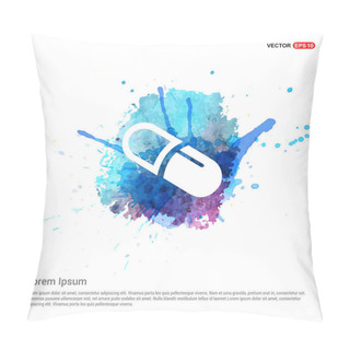 Personality  Medical Capsule Icon Pillow Covers