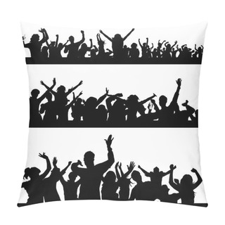 Personality  Party Peoples Silhouette Pillow Covers