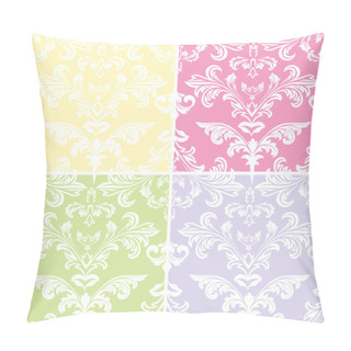 Personality  Artistic Haze Damask Floral Pattern Pillow Covers