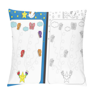 Personality  Little Star Preschool Worksheet Pillow Covers