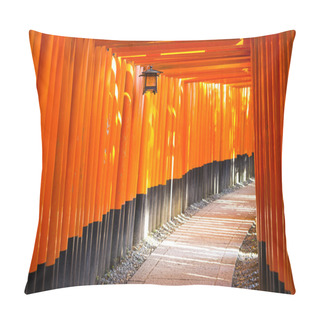 Personality  Fushimi Inari Shrine. Pillow Covers