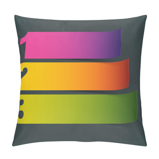 Personality  Business Abstract Paper Progress Pillow Covers