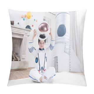 Personality Boy In Astronaut Costume Pillow Covers