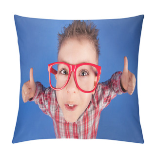 Personality  Cool Five Years Old Boy Showing Ok Sign Pillow Covers