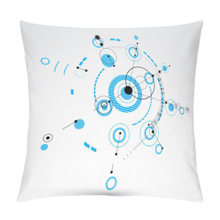 Personality  3d Engineering Technology Backdrop Pillow Covers