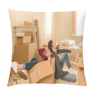 Personality  Couple Moving Into New House  Pillow Covers