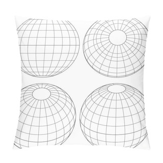 Personality  Globe Vector Pillow Covers