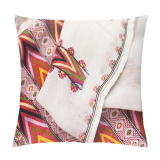 Personality  Romanian Traditional Blouse - Textures And Traditional Motifs, Vintage Textures Pillow Covers