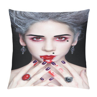 Personality  Lady Vampire Pillow Covers