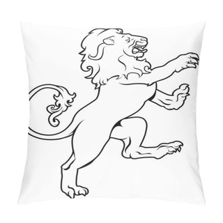 Personality  Heraldic Coat Of Arms Lion Pillow Covers