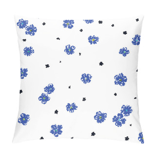 Personality  Vector Seamless Gentle Fantasy Flower Pattern Pillow Covers