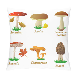 Personality  Mushroom Single Object Pillow Covers