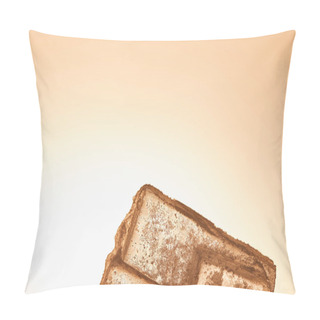 Personality  Textured Transparent Ice Cubes On Illuminated Background Pillow Covers