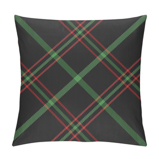 Personality  Christmas New Year Tartan. Pattern Scottish Cage Pillow Covers