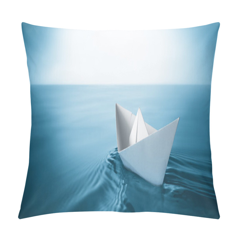 Personality  paper boat pillow covers