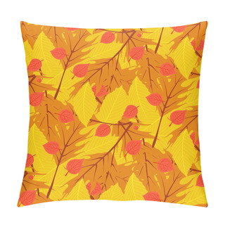 Personality  Vector Autumn Seamless Background Pillow Covers