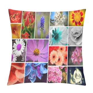 Personality  Flower Collage Pillow Covers