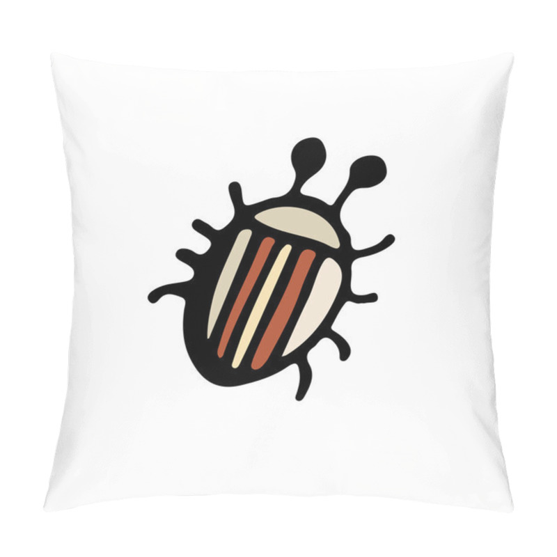 Personality  Bug icon. pillow covers