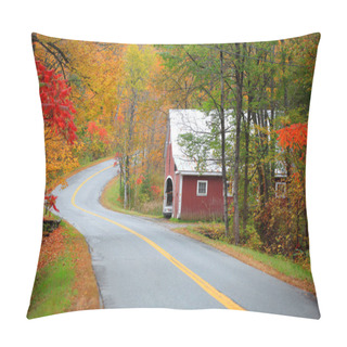 Personality  Scenic Drive Across New England Fall Foliage Pillow Covers