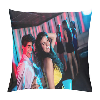 Personality  Couple Dancing Together On Dance Floor Pillow Covers