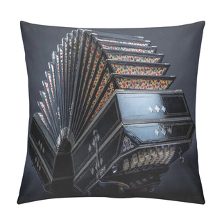 Personality  Close Up Of An Bandoneon Pillow Covers