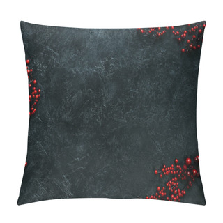 Personality  Tabletop With Christmas Decorative Berries Pillow Covers