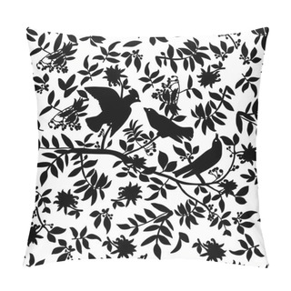 Personality  Pattern With Vintage Birds. Pillow Covers