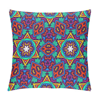 Personality  Abstract Vibrant  Seamless Pattern Pillow Covers