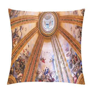 Personality  Dome Frescoes San Francisco El Grande Royal Basilica Madrid Spai Pillow Covers