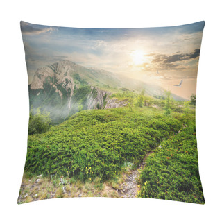 Personality  Juniper In Mountains Pillow Covers
