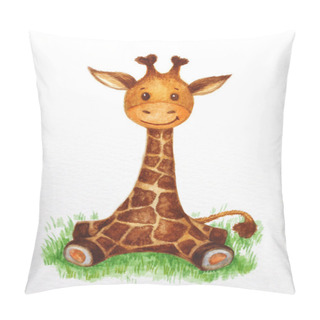 Personality  Cute Baby Giraffe Pillow Covers