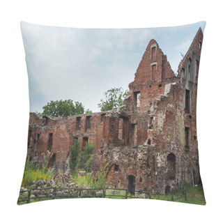 Personality  Ruins Of Old Prussian Insterburg Castle, Chernyahovsk, Kaliningr Pillow Covers