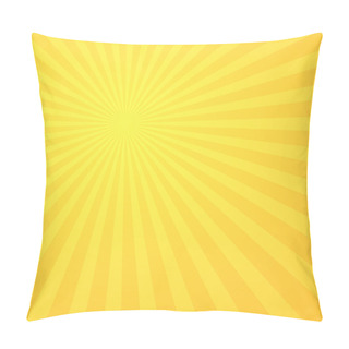 Personality  Sunburst Abstract Vector. Pillow Covers