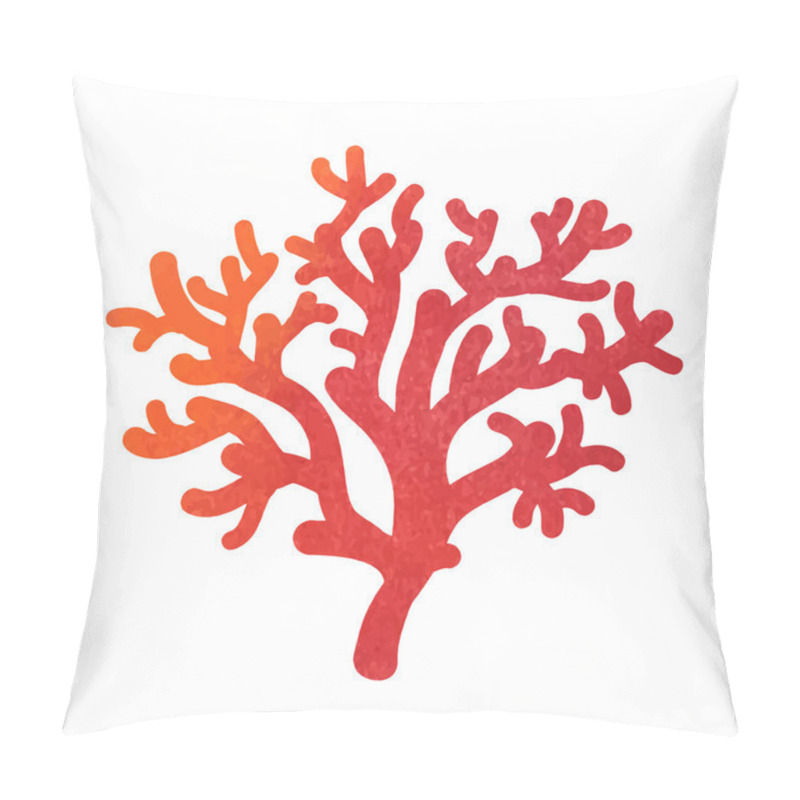 Personality  Watercolor coral pillow covers