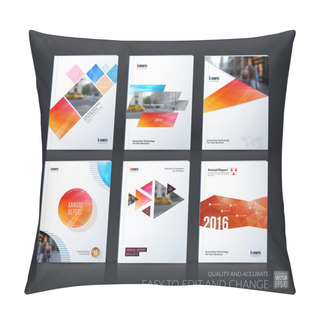 Personality  Brochure Template Layout, Cover Design Annual Report, Magazine, Pillow Covers