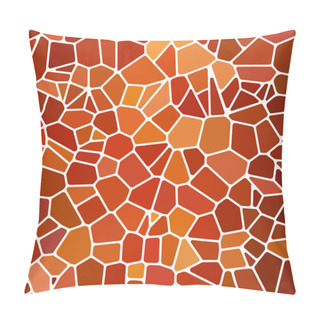 Personality  Abstract Vector Stained-glass Mosaic Background Pillow Covers