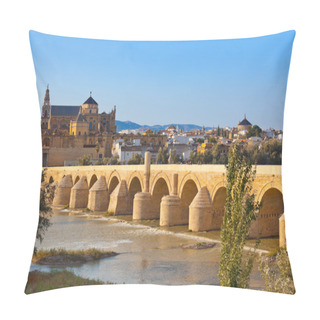 Personality  Bridge At Cordoba Spain Pillow Covers