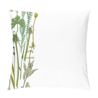 Personality  Seamless Herbal Border Pillow Covers