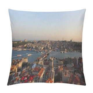Personality  View From Galata Tower I Pillow Covers