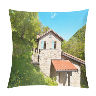 Personality  Country House In The Wood Pillow Covers