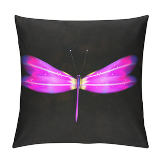 Personality  Shiny Abstract Dragonfly Pillow Covers