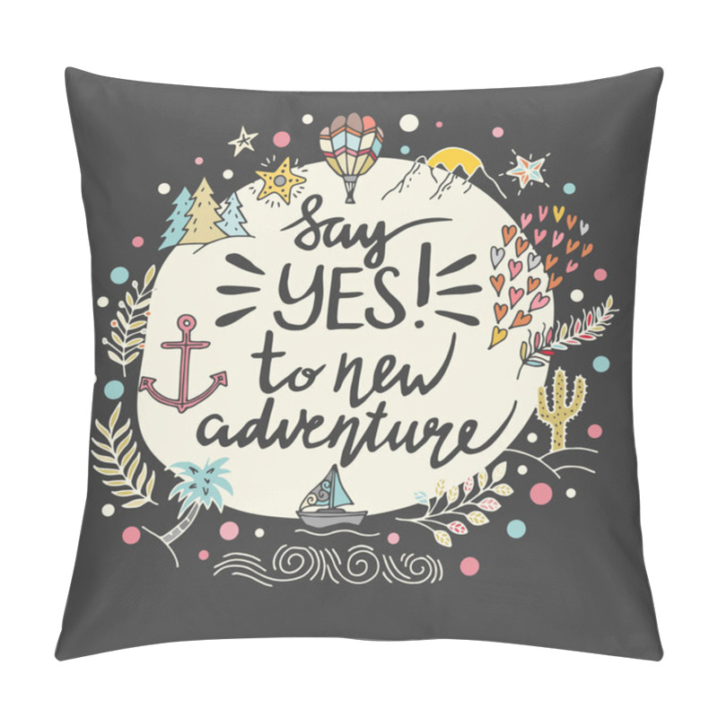 Personality  lettering. positive quotes pillow covers