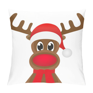 Personality  Christmas Reindeer Pillow Covers